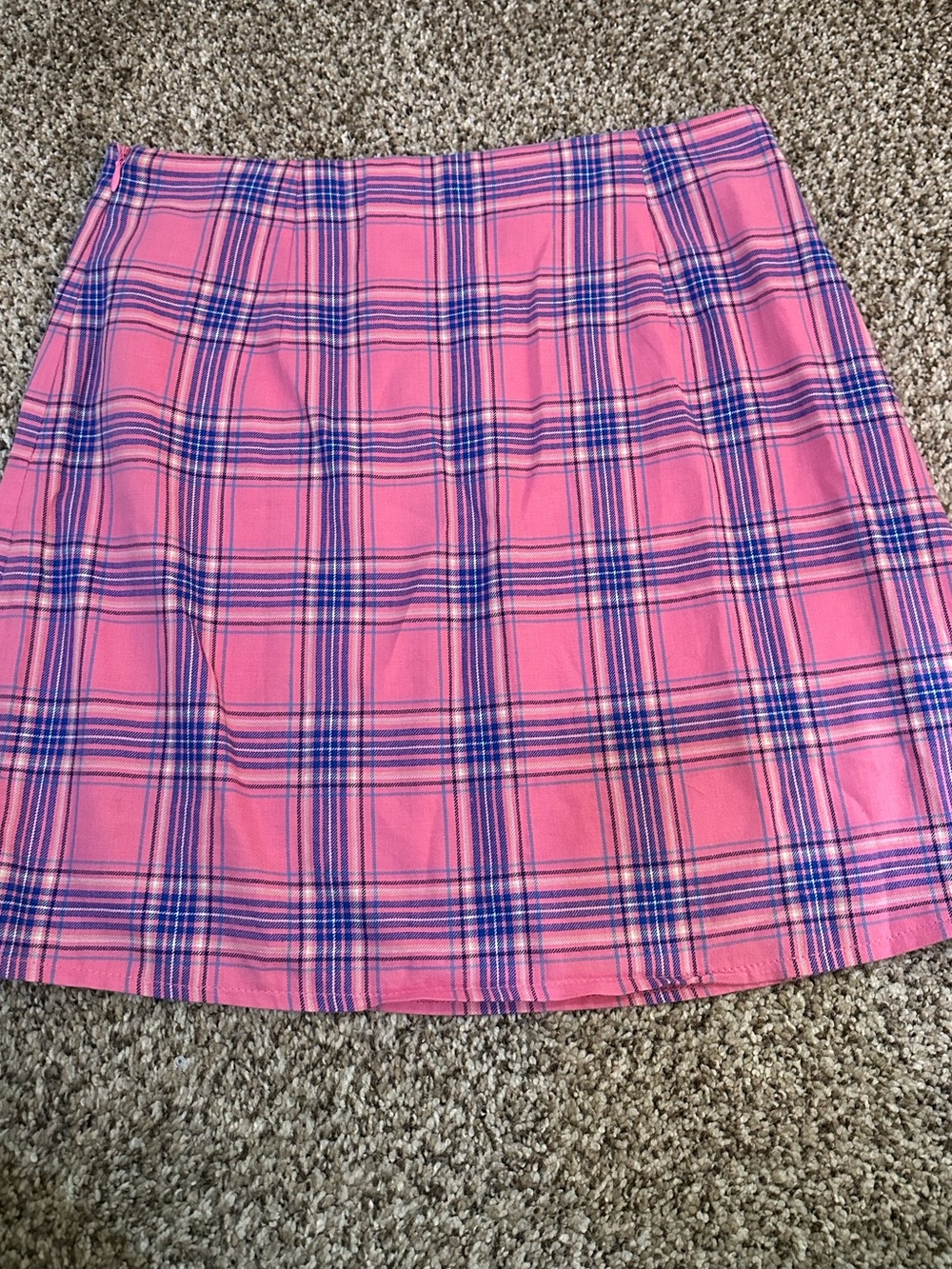 Princess Polly Pink Plaid Skirt - Picture 3 of 4